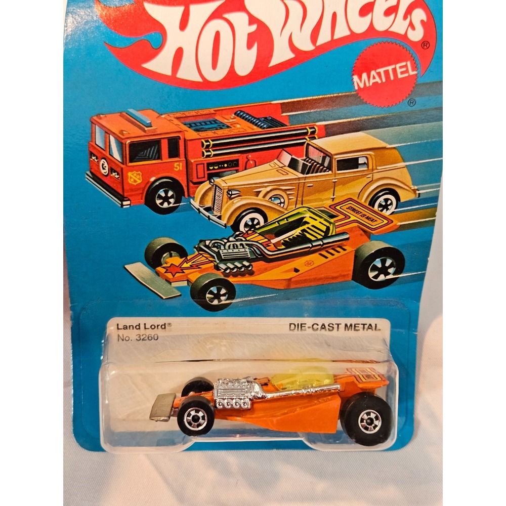 Hot Wheels 1982 Orange Land Lord #3260 Rare Vintage Sealed NEW IN BLISTER PACK